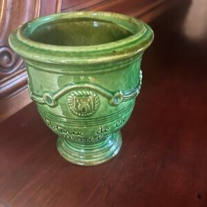 Rare Anduze of France Mini Planter Vase 6’